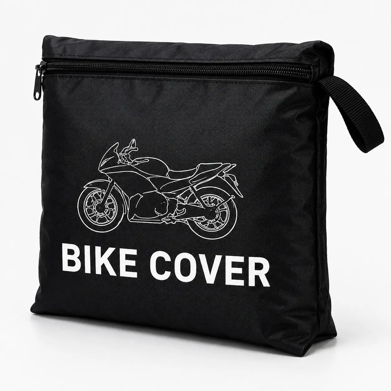Free storage bag with bike cover